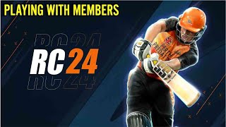 playing with friends rc24playing with my friends realcricket24 live streaming today aamir gaming [upl. by Roxine980]