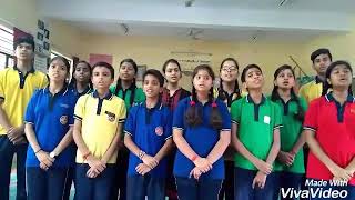 Vande Mataram Song KV SGPGI STUDENTS [upl. by Adekam]