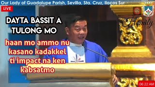 KASANO A SUPAPAKAN TI BASOL  ILOCANO HOMILY  Fr Rufo Abaya [upl. by Brenner]