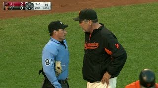 ARISF Bochy gets ejected after an argument [upl. by Elocal608]