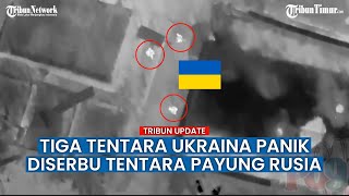 Helikopter Pasukan Terjun Payung Ivanovo Rusia Jatuhkan Granat di Chasov Yar [upl. by Gnaw]