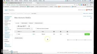 WEBEX 1  Comment organiser une réunion Webex [upl. by Spatola]