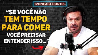 DICA DE DIETA PARA ECTOMORFO QUE TÊM POUCO TEMPO PARA COMER – IRONCAST CORTES [upl. by Llehcear]