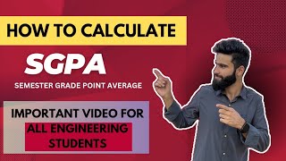 HOW TO CALCULATE SGPA AND CGPA IN A SIMPLE WAY🔥 [upl. by Llewxam]