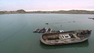 Namibia Luderitz amp Kolmanskop Ghost Town Aerial Video [upl. by Halfon]