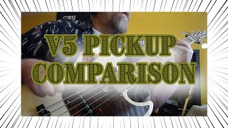 Sire V5 Stock Pickups vs Aguilar AG 5J60 [upl. by Annekam482]