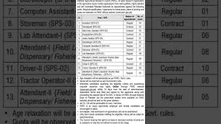 Jobs in Pakistan Agricultural amp Research CouncilPARC HEC jobs jobsearch jobopportunity job [upl. by Haase]