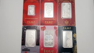 2024 Silver PAMP Bar Releases first half the year [upl. by Notsnorb69]