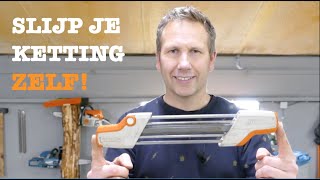 Kettingzaag Slijpen Was Nog Nooit Zo Makkelijk  Stihl 2 in 1 Vijl Review [upl. by Cassie]