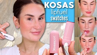 KOSAS SPORT LIPFUEL SWATCHES  New 2021 Formula amp Shades [upl. by Naomi]