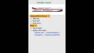 Lomela cream kaise use karte hai or kon si bimari me kam aati hai shortvideo post trending aiims [upl. by Docilla]