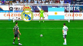 FIFA 23  REAL MADRID VS ARGENTINA I PENALTY SHOOTOUT I FINAL CHAMPIONS LEAGUE 2024 I [upl. by Lynd]