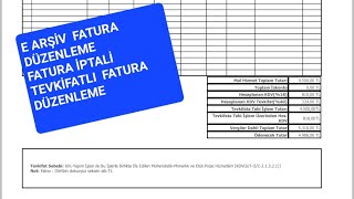 TEVKİFATLI E ARŞİV FATURA KESME  FATURA İPTAL ETME  E ARŞIV FATURA DÜZENLEME 2022 [upl. by Downall123]