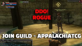 DDO On Cannith Rogue level 10 AppalachiaTCG Guild [upl. by Gotthard405]