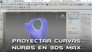 Proyectar curvas en superficies NURBS en 3ds Max [upl. by Nivak]