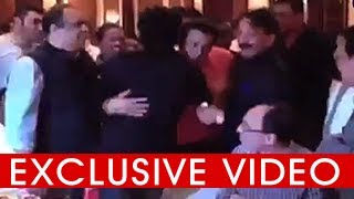 Shahrukh and Salman Khan Hug amp PATCH UP at Baba Siddique Iftar Party [upl. by Brookner]