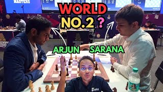 Risking everything to win  Alexey Sarana vs Arjun Erigaisi  Chennai Grand Masters 2024 [upl. by Hirz]