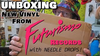 Unboxing NEW Vinyl from FUTURISMO Records UK Needle Drops vc [upl. by Ebert967]