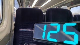 UK Class 180 acceleration to 125mph  Cummins QSK19 [upl. by Curtis]