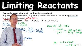 How to work out the limiting reactant and the reactant in excess in a chemical reaction [upl. by Lusa]