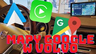 Bezprzewodowe Android Auto i CarPlay do Volvo nawigacja RTI i mapy Google Volvo S80 i inne [upl. by Annonyw]