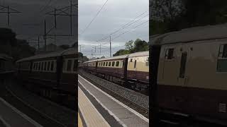 The Northern Belle Thrashes out of Oxenholme Loop shorts train railway [upl. by Ballard]