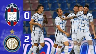 Crotone vs Inter 02 All Goals amp Highlights 01052021 HD [upl. by Rooke758]