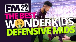 Best Young Defensive Midfielders in Football Manager 2022  FM22 Wonderkids [upl. by Aniretac]