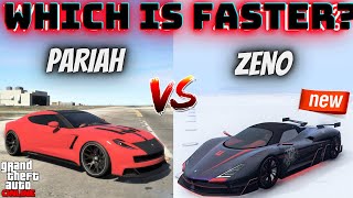 ZENO VS PARIAH GTA Online  Which is Faster [upl. by Llenol493]