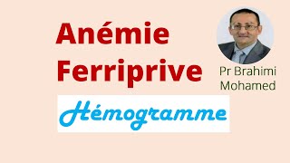 Hémogramme dune anémie ferriprive [upl. by Esor]