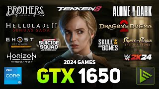 GTX 1650  I5 13600K 2024 Games Tested [upl. by Winters]