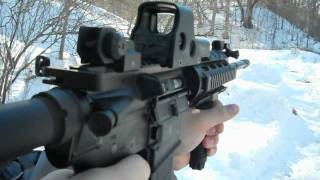 Shooting the AK47 amp AR15 [upl. by Joashus]