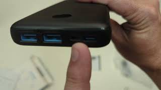 Anker USB C Power Bank PowerCore Essential 20000 PD 18W Power Bank Unboxing [upl. by Julianne594]