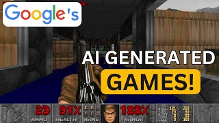 Crazy AI Generated Video Games are Here  AI Doom by Google GameNGen [upl. by Anej]