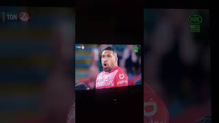 Aust vs Tonga Rugby League Tongan War dance [upl. by Paola]