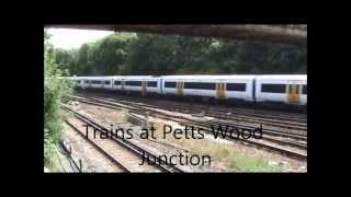 Trains at Petts Wood Junction including 73107 Redhill [upl. by Glen]