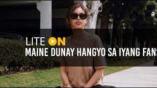 Maine Mendoza dunay hangyo sa iyang fans [upl. by Yengac]