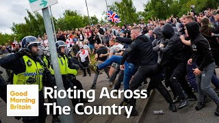 Violent Riots Across the UK Poisonous Lies Are Being Spread on Social Media [upl. by Aniras]