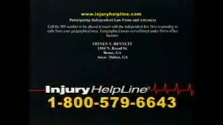 Injury HelpLine Commercial 2004 2 [upl. by Ilecara]