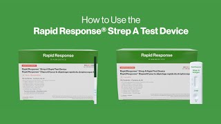 How to Use the Rapid Response Strep A Test Device [upl. by Priscilla988]