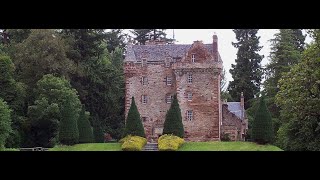 Castle Leod On Visit Near Strathpeffer In East of Ross shire In The Highlands Of Scotland [upl. by Annelg]