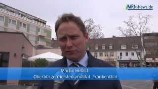 Frankenthal  OBKandidat Martin Hebich beim Couchgeflüster [upl. by Tera]