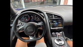 New Android Radio Apple CarPlay for my Audi R8 [upl. by Udale674]