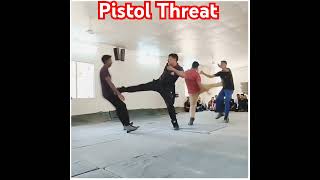 Pistol Threat shorts youtubeshorts viralvideo selfdefense trending lakshmisrinivas456 [upl. by Retsub]