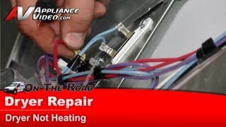 Whirlpool Dryer Repair  Not Heating  Fuse Kit [upl. by Nylatsirk]