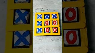 Tictactoe Game DIY  How to Make TIC TAC TOE yt tictactoe tictac ytshorts MissAgrawal21kids [upl. by Trudey]