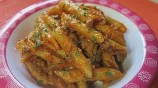 Beef And Cheddar Mostaccioli Pasta Recipe  Episode 213 [upl. by Grote954]