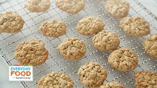 Crispy Maple Oatmeal Cookies  Everyday Food with Sarah Carey [upl. by Ikkela]