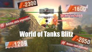 Ammo racks compilation 60 World of Tanks Blitz [upl. by Gine]