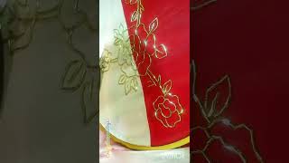 Designer Saree from Scratch  Just Under 2000  CraftyCanvasVlogs designersaree fashiontrends [upl. by Walters]